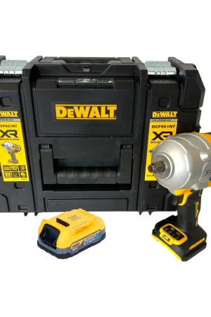 DeWalt DCF 961 NT Clé à choc 18 V 1632 Nm 1/2'' Brushless + 1x batterie Powerstack 1,7 Ah + TSTAK - sans chargeur Top Vente