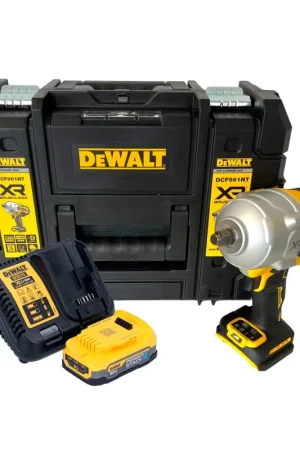 DeWalt DCF 961 E1T Clé à choc 18 V 1632 Nm 1/2'' Brushless + 1x batterie Powerstack 1,7 Ah + chargeur + TSTAK Prix Promo