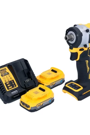 Bon Plan DeWalt DCF 922 E2 Clé à choc 18 V 406 Nm 1/2'' Brushless + 2x Powerstack batterie 1,7 Ah + chargeur