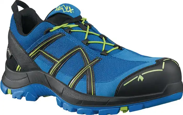 Chaussures de sécurité HAIX BE Safety 40.1 low taille 10,5 (45,5) bleu/citrus ( 4721000028 ) Must-Have