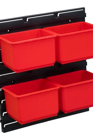 Toolbrothers RHINO Kit de conteneurs Nr. 1 Paroi d'atelier avec 4 récipients pour la valise RHINO XXL Offre Spéciale
