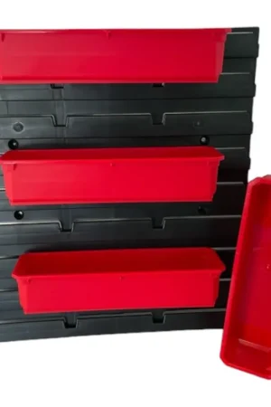 Toolbrothers RHINO Container Set Nr. 4 Paroi d'atelier avec 4 récipients pour L Organizer hauteur M+ / L et L Drawer 3 Dernière Chance
