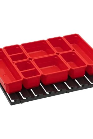 Solde Toolbrothers RHINO Container Set Nr. 6 Paroi d'atelier avec 8 récipients pour RHINO L Organizer hauteur M / L