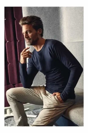 Authentique PROMODORO T-shirt à manche longue Men’s Premium taille M ( 4000379575 )