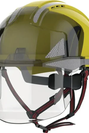 Paiement Sécurisé JSP Casque d'escalade industriel EVO(R) VISTAshield(R) Dualswitch(TM) jaune/fumé ( 4000370824 )