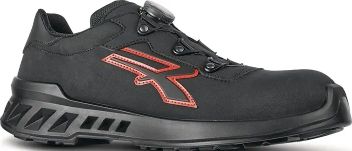 Chaussure basse de sécurité U.POWER Caesar taille 44 noir/rouge ( 8002411824 ) Commander Vite