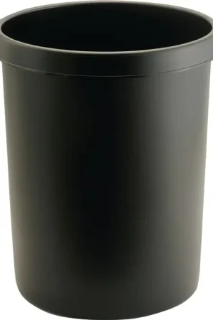 Corbeille à papier HELIT 45 l H480xØ390 mm avec bord poignée (9000468496) Certifié