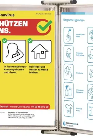 Nouveauté Support mural TARIFOLD 10 panneaux d'affichage (9000492070)