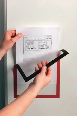 Cadre magnétique DURABLE DIN A4 rouge (9000492431) Bon Plan