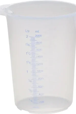 Prix Promo HÜNERSDORFF Bidon gradué 2000 ml polypropylène transparent ( 9000495147 )