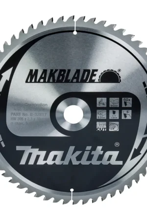 Makita MAKBLADE Lame de scie circulaire 305 x 30 x 2,3 mm 60 dents ( B-32817 ) pour le bois Marque