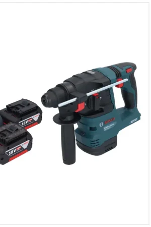 Satisfait Ou Remboursé Bosch GBH 18V-22 Professional Marteau perforateur sans fil 18 V 1,9 J SDS Plus Brushless + 2x batterie 5,0 Ah + chargeur