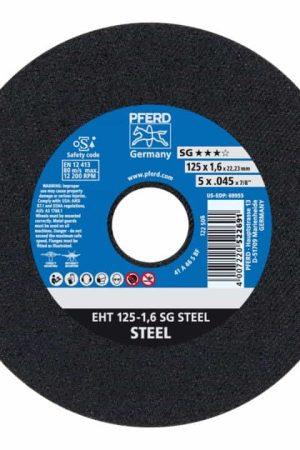 PFERD Disque à tronçonner SG STEEL D125x1,6 mm droit ( 4000841353 ) Affaire À Saisir