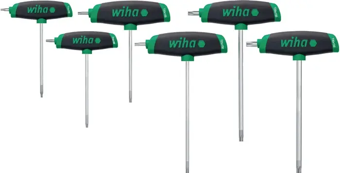 Authentique WIHA Jeu de tournevis avec poignées transversales 364DSK T10-T30 ( 4000825311 )