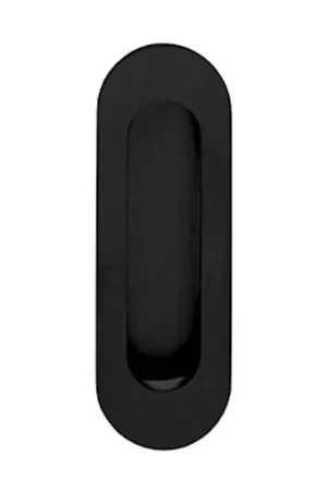 INTERSTEEL Coque de porte coulissante 4476 Acier inoxydable noir ovale ( 3000210922 ) Solde
