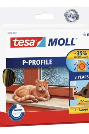 Meilleure Vente TESA Calfeutrage portes/fenêtres tesamoll® 5390 l.9 mmxH5,5 mmxL6m ( 3000265157 )