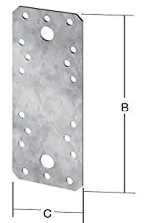 VORMANN Raccord plat longueur 136 mm largeur 55 mm épaisseur 2,5 mm ( 3000273068 ) Meilleur Choix