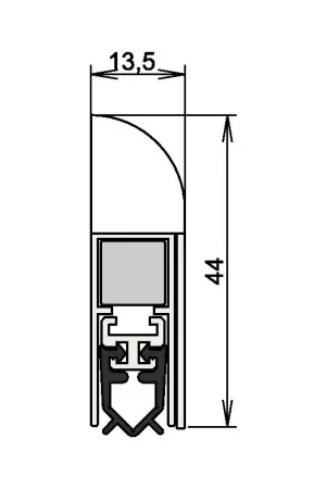 ATHMER Joint de porte Wind-Ex 1-311 1 côté longueur 985 mm ( 3327023011 ) Prix Réduit