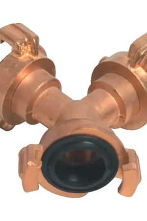 Expédition Rapide MEGA Pièce en Y de raccord rapide laiton taille du tuyau 9,5-38 mm ( 4000300143 )