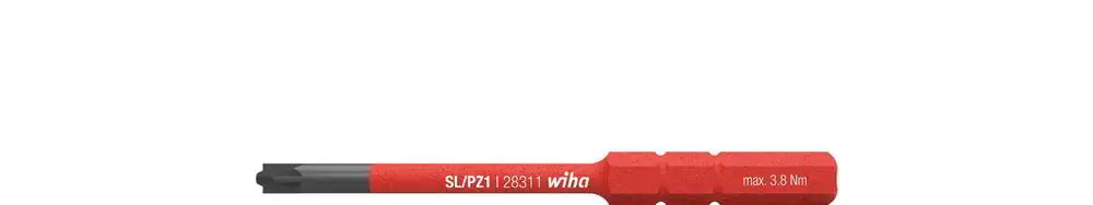 WIHA Lame interchangeable SlimBit electric Plus/moins fente/PZD 1 x 75 mm ( 4000793022 ) Bon Plan