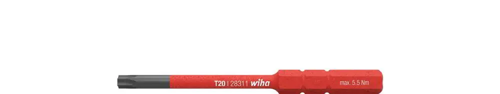 WIHA Lame interchangeable SlimBit electric TORX T 8 x 75 mm ( 4000793327 ) Commander Vite