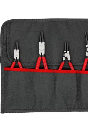 Bon Marché KNIPEX Jeu de pinces pour circlips 4 pièces dans étui enroulable ( 4000795454 )