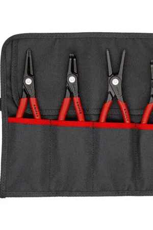 KNIPEX Jeu de pinces pour circlips de précision 4 pièces dans étui enroulable ( 4000795455 ) Promotion Saisonnière