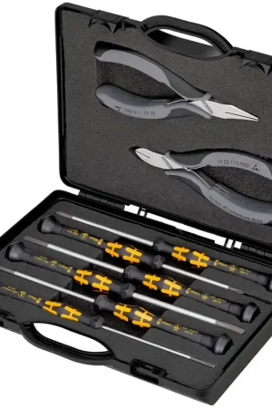 Produit De Marque KNIPEX Jeu d'outils électroniques ESD 8 pièces ( 4000810842 )