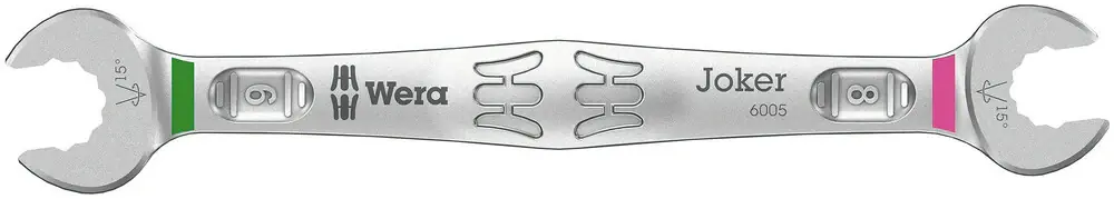Expédition Rapide WERA Clé à fourche double Joker 6005 8 x 9 mm Longueur 123 mm ( 4000823160 )