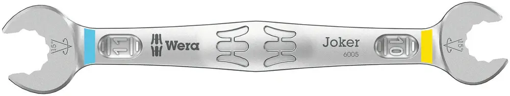 WERA Clé à fourche double Joker 6005 10 x 11 mm Longueur 138 mm ( 4000823161 ) Expédition Rapide