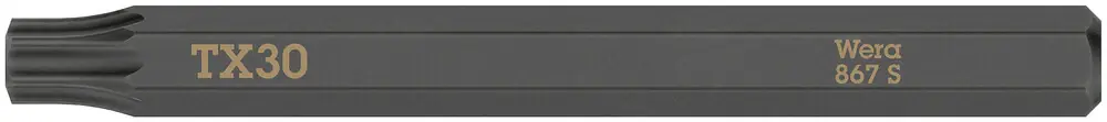 WERA Bit 867 S TORX 30 x 70 mm 1/4 ″ TORX 30 longueur 70 mm ( 4000827266 ) Soldes