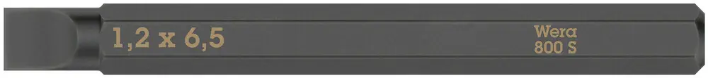 WERA Bit 800 S pour vis à fente ( 4000827279 ) Populaire