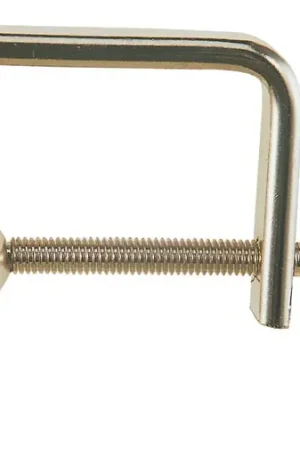 Affaire À Saisir Serre-joint pour scie à chantourner ( 4000814030 ) Envergure 50 mm Épaisseur 4 mm nickelé