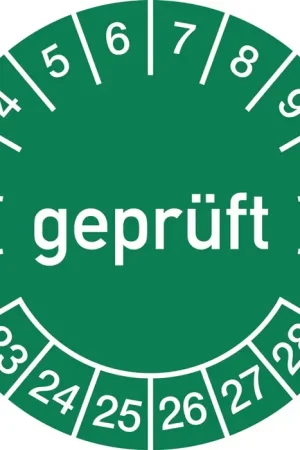 Autocollant de contrôle pluriannuel (9000477094) Feuille Ø 30 mm Satisfait Ou Remboursé