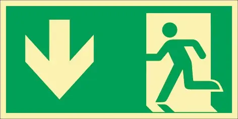 Vente Directe Signal de secours DIN EN ISO 7010 ( 9000477452 ) L297xl148 mm Plastique