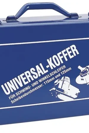 Nouvelle Collection Mallette pour machines-outils ( 4000871282 ) L390xP240xH140mm Insert en mousse tôle d'acier bleu