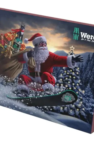 Vente Flash Calendrier de l'Avent Wera 2024 Edition Set d'outils à main 25 pces ( 05136609001 ) PH / PZ / Torx / Fente / Hex