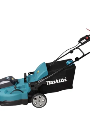 Haute Qualité Makita DLM 538 T2 Tondeuse à gazon sans fil 36 V ( 2x 18 V ) 530 mm + 2x batterie 5,0 Ah - sans chargeur