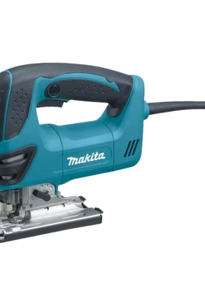 Dernier Modèle Makita 4350 FCTJ Scie sauteuse à mouvement alternatif 720 watts 135 mm + 10 pcs. jeu de lames + Makpac