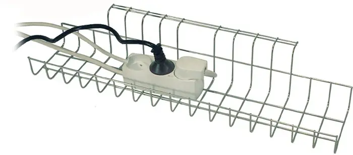 Panier à câbles ( 9000483290 ) L490xP100xH80-85mm argenté Promotion