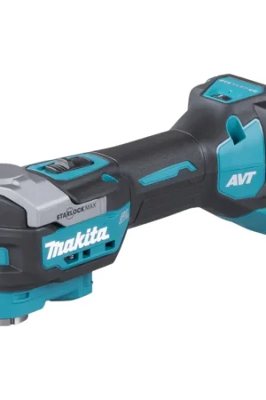 Bon Marché Makita TM 001 GT1 Outil multifonctions sans fil 40 V max Starlock Max Brushless + 1x batterie 5,0 Ah - sans chargeur