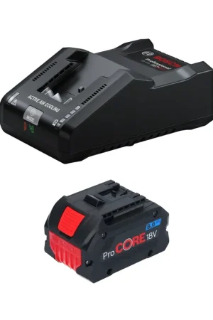 Acheter En Ligne Kit de démarrage Bosch 1x ProCORE 18 V 8,0 Ah Professional Batterie à insertion Li-Ion ( 1600A016GK ) + chargeur GAL 18V-160 Professional ( 1600A02T5G )