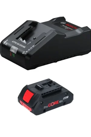 Kit de démarrage Bosch 1x ProCORE 18 V 4,0 Ah Professional Batterie Li-Ion ( 1600A016GB ) + chargeur GAL 18V-160 Professional ( 1600A02T5G ) Bon Marché