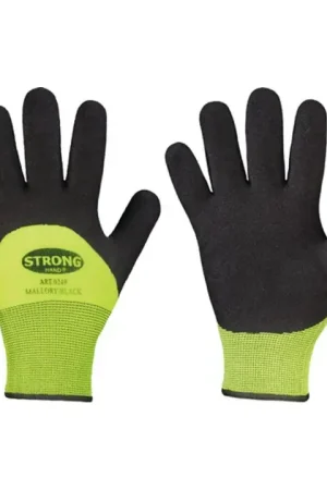 Vente Flash STRONGHAND Gants de protection contre le froid Mallory/Black Taille 8 noir/jaune ( 4000371918 )