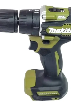Offre Exclusive Makita DHP 487 SGO Perceuse-visseuse à percussion sans fil 18 V 40 Nm Brushless Olive Outdoor Adventure Serie + 2x batterie 6,0 Ah + chargeur