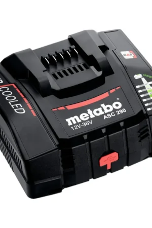 Offre Exclusive Metabo ASC 290 Chargeur rapide 12 - 36 V AIR COOLED ( 627370000 ) pour batteries Li-Ion