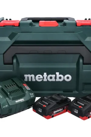Metabo Basis Set LIHD + 2x Batteries 4,0 Ah + Chargeur + Coffret de transport Metaloc ( 685130000 ) Authentique