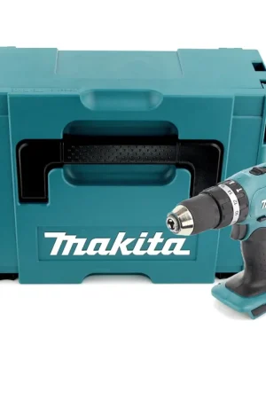 Affaire À Saisir Makita DHP 453 ZJ Perceuse-visseuse à percussion sans fil 18V 42Nm en Makpac - sans batterie ni chargeur