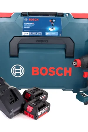 Satisfait Ou Remboursé Bosch GDX 18V-210 C Professional Visseuse à chocs sans fil 18 V 210 Nm Brushless + 2x batterie 4,0 Ah + chargeur + L-Boxx