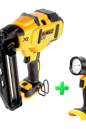 DeWalt DCN 660 N Cloueuse sans fil 18V 32 - 63mm Brushless Solo + DeWalt DCL 040 18V XR Li-Ion Lampe sans fil Livraison Express